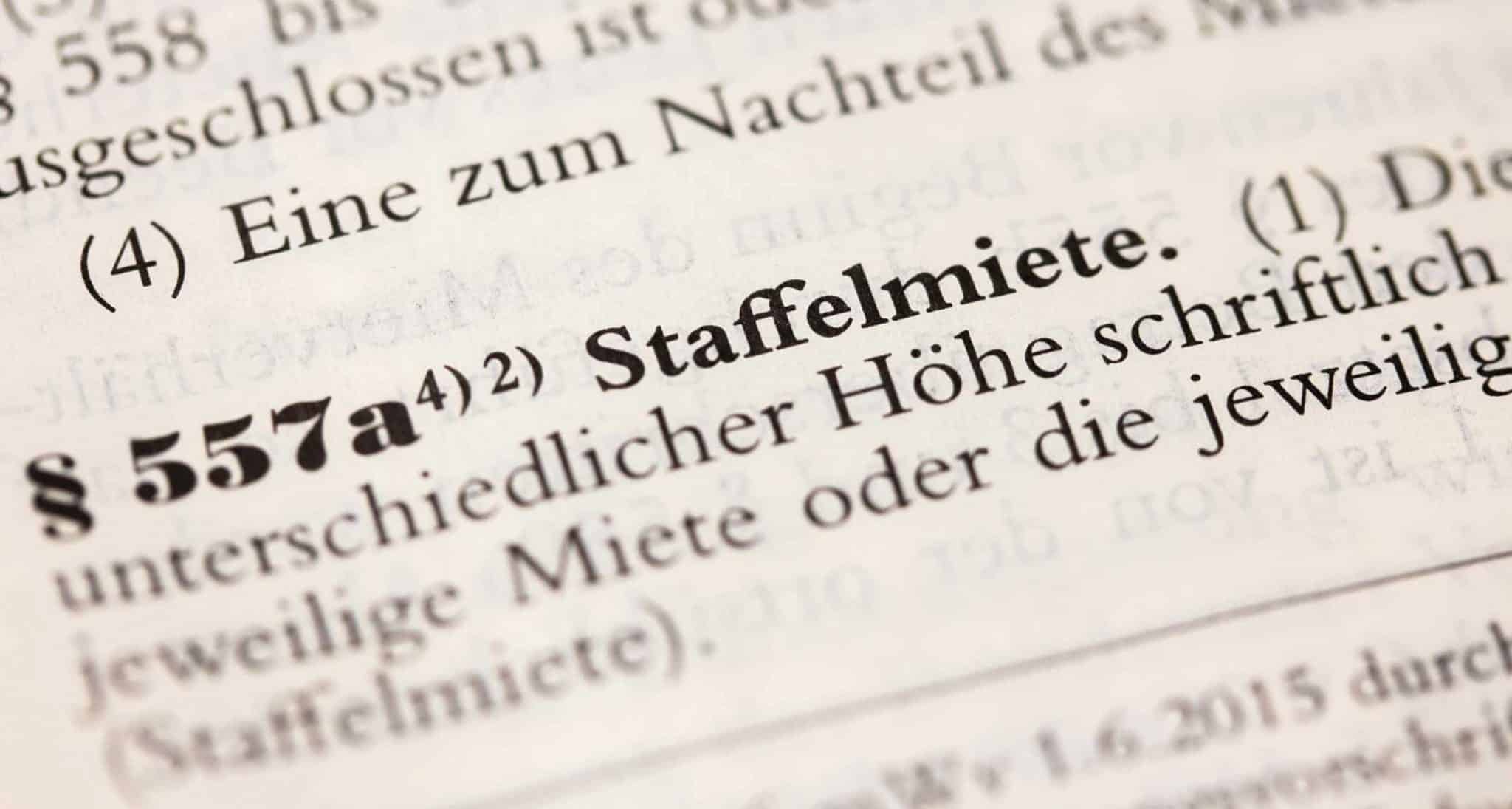 Staffelmiete - Wie funktioniert ein Staffelmietvertrag? Welche Miete ist wann zu zahlen?